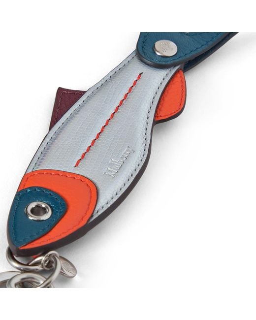 Mulberry Blue British Summer Keyring
