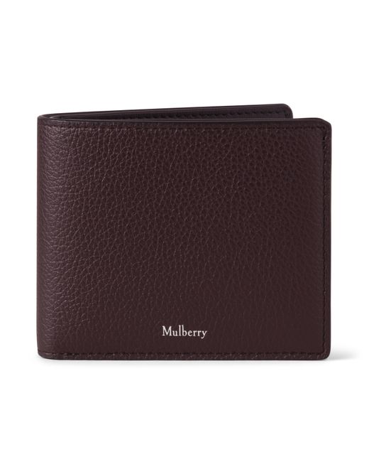 Mulberry Purple 8 Card Wallet Ebony for men