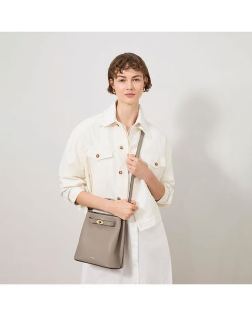 Mulberry Multicolor Islington Bucket Cashmere Taupe