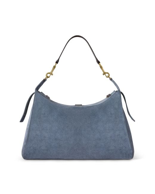 Mulberry Blue Roxanne Shoulder Bag Foggy