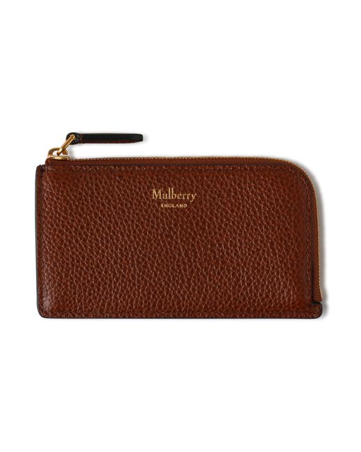 Mulberry Brown Continental Key Pouch