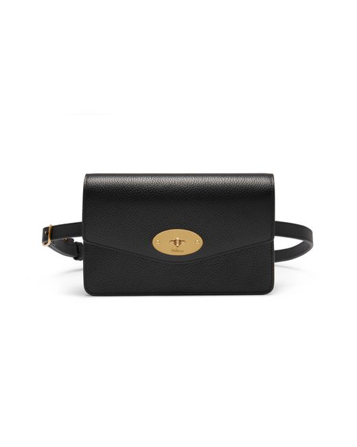 Mulberry Small Darley Leather Belt Bag in Black | Lyst