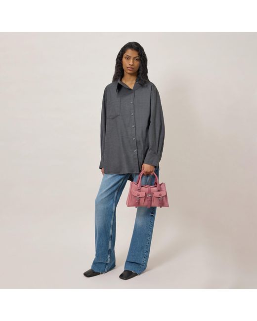 Mulberry Pink Small Roxanne Scrumpy