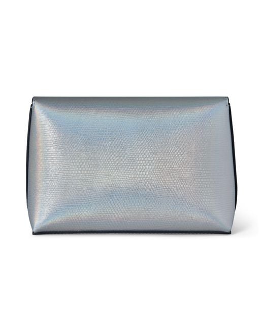 Mulberry Metallic Leather Darley Cosmetic Pouch