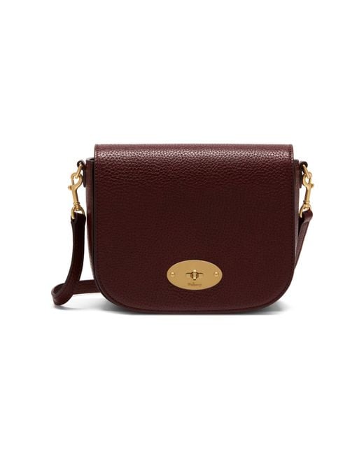 Mulberry Multicolor Oxblood Amberley Small Grained-leather Cross-body Bag