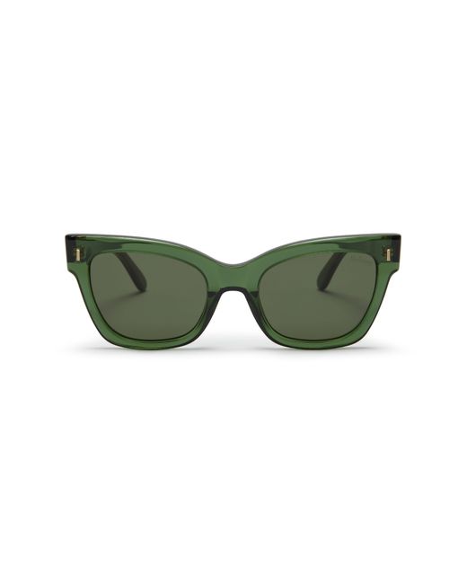 Mulberry Kate Sunglasses In Dark Green Acetate