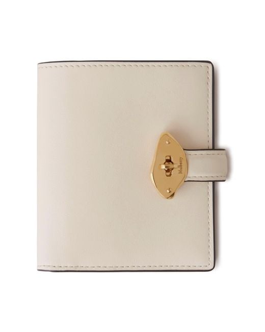 Mulberry Natural Lana Compact Wallet