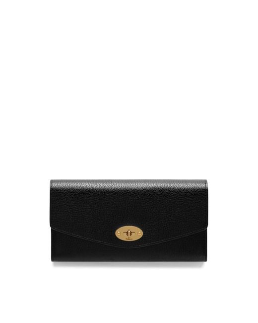 Mulberry Black Darley Wallet