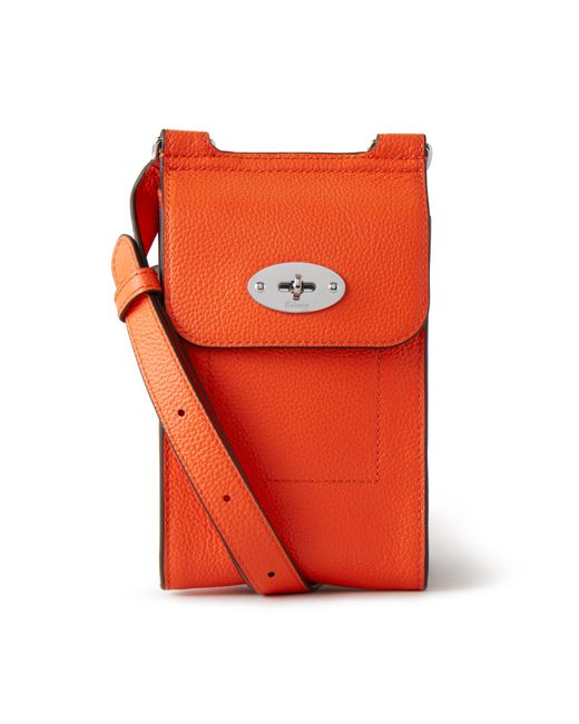 Mulberry Mini Antony In Mandarin Orange Small Classic Grain | Lyst UK