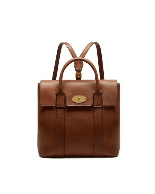 Mulberry Brown Bayswater Backpack Oak