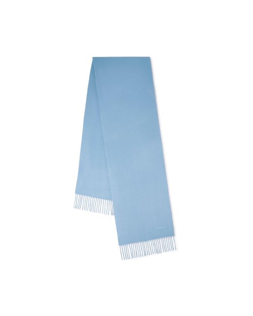 Mulberry Blue Cashmere Scarf