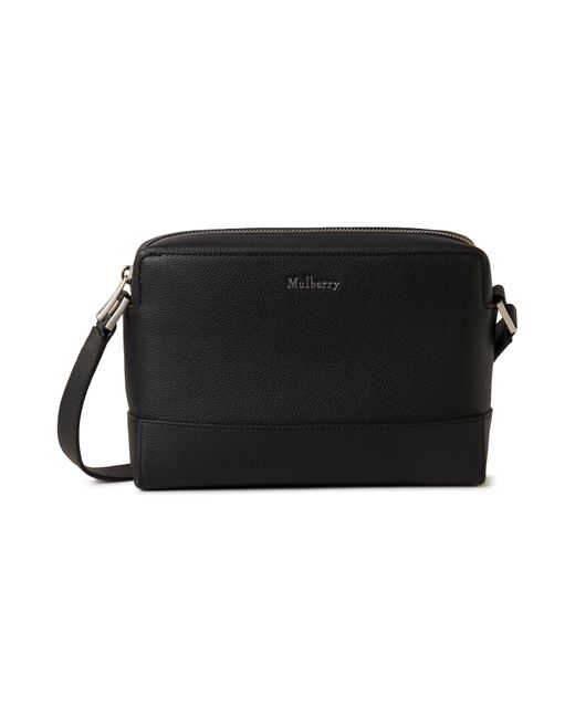 Small Farringdon Messenger Black Small Pebble Grain