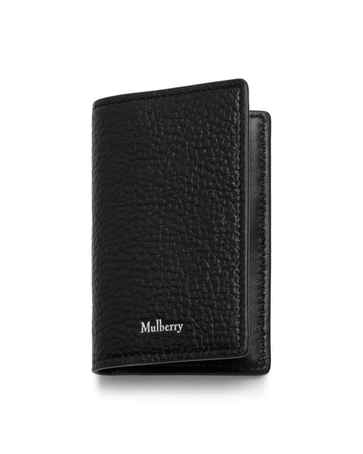 Mulberry Black Card Case for men