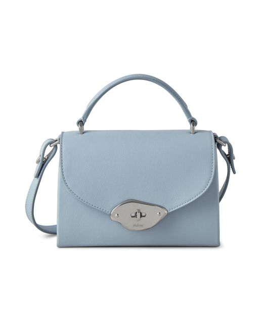 Mulberry Blue Small Lana Top Handle