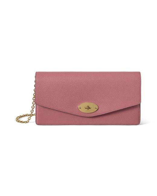 Mulberry Pink Darley Clutch Scrumpy