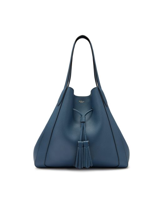 Mulberry Blue Millie Drawstring Tote Bag