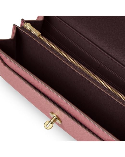 Mulberry Pink Darley Wallet Scrumpy