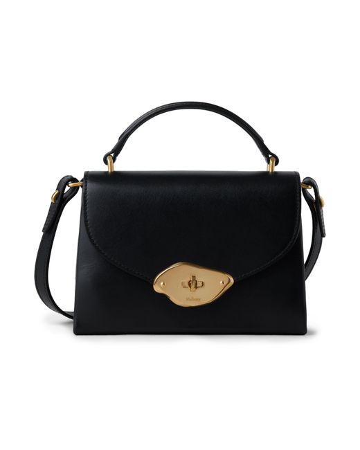 Mulberry Black Small Lana Top Handle