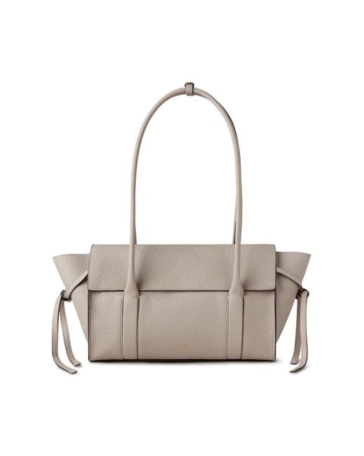 Mulberry Gray Small Soft Bayswater