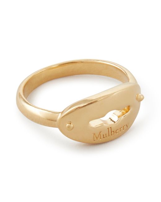 Mulberry Metallic Bayswater Small Ring