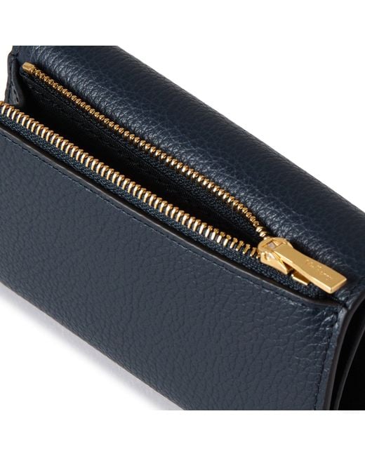 Mulberry Blue Folded Multi-Card Wallet Night Sky