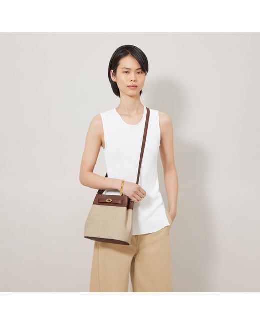 Mulberry Brown Islington Bucket