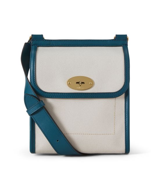 Mulberry Blue Small Antony Natural- Out Of