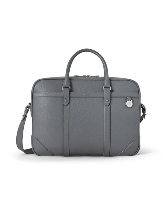 Mulberry Gray Heritage Briefcase Foggy for men