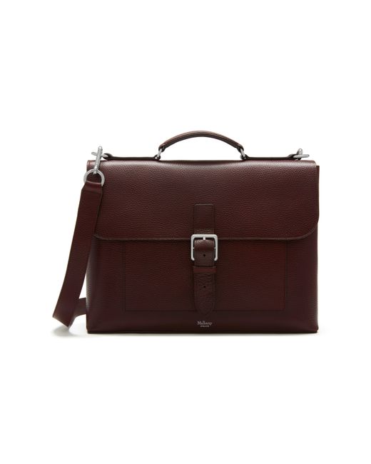 Mulberry Brown Chiltern Small Briefcase for men