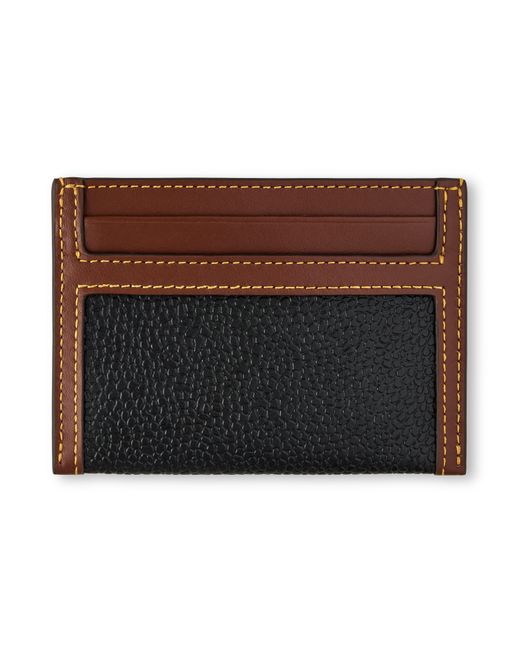 Mulberry Multicolor Credit Card Slip-Cognac