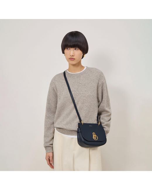 Mulberry Blue Small Amberley Satchel