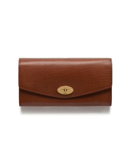 Mulberry Brown Darley Wallet