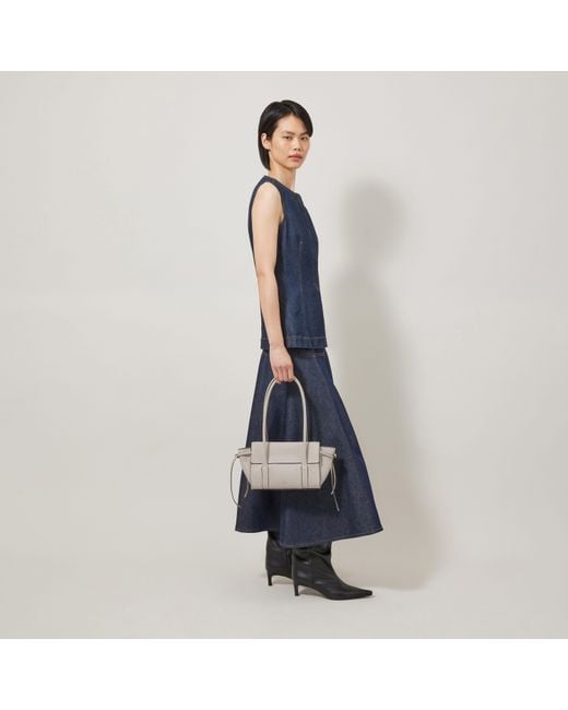 Mulberry Gray Mini Soft Bayswater