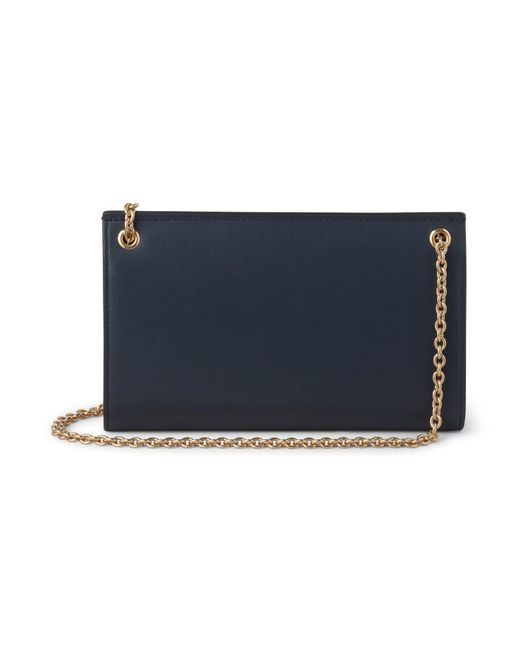 Mulberry Blue Amberley Clutch Night Sky
