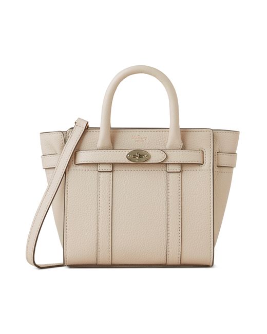 Mulberry Natural Micro Zipped Bayswater