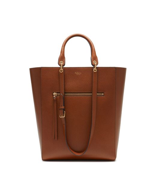 Mulberry Brown Maple Leather Tote 