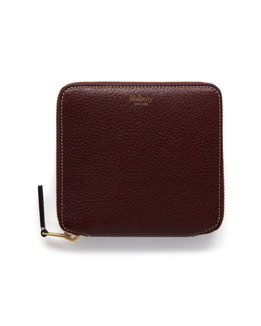 Mulberry Multicolor Compact Zip Around Wallet