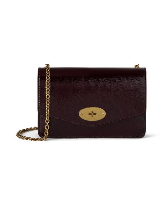 Mulberry Brown Small Darley Deep Aubergine