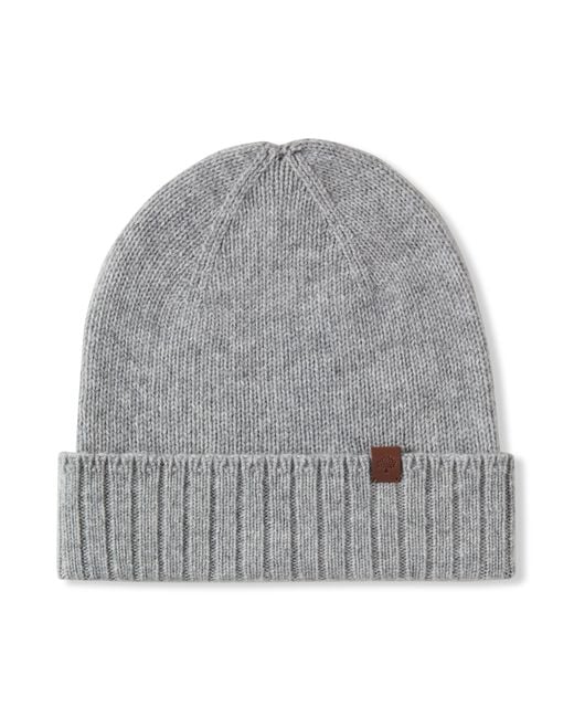Mulberry Gray Cashmere Beanie Melange