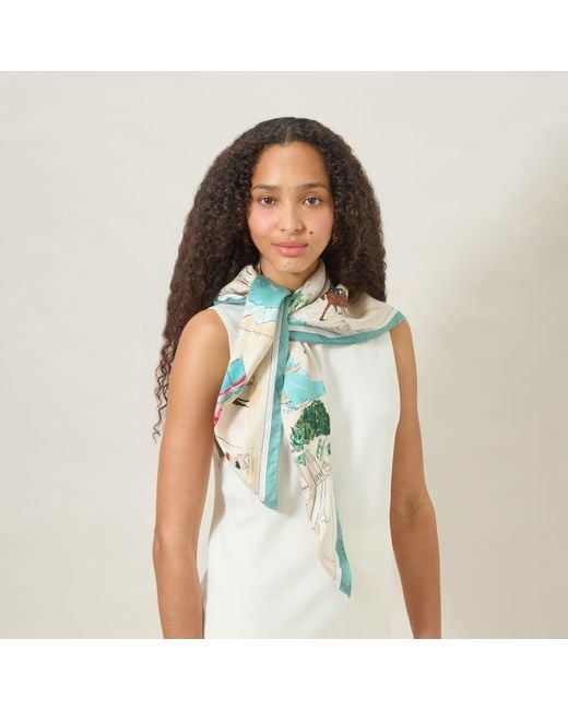 Mulberry Green Large Square Scarf