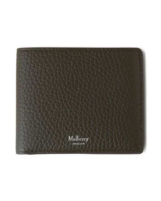 Mulberry Black 8 Card Wallet for men
