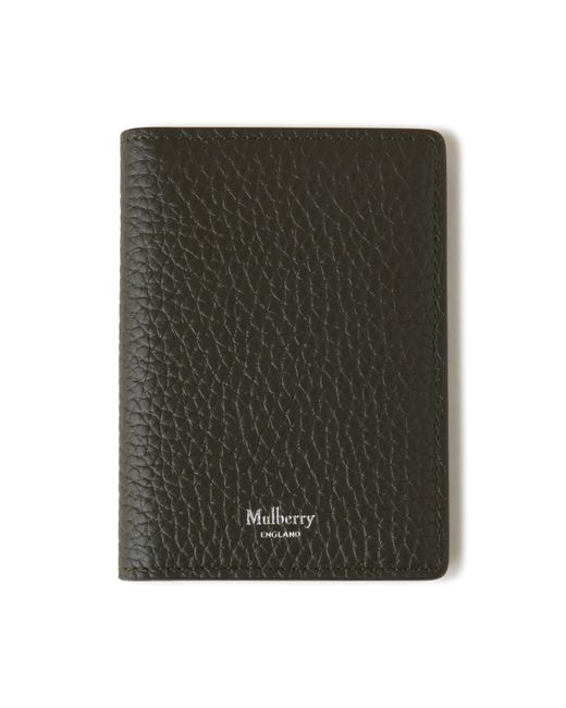 Mulberry Green Heritage Vertical Card Wallet for men
