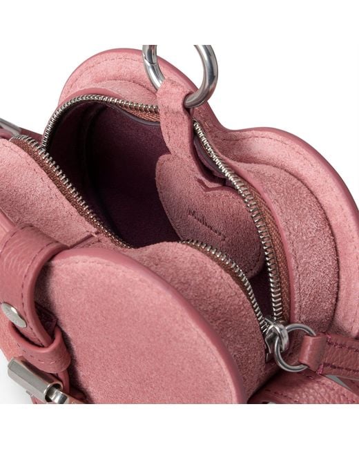 Mulberry Pink Roxanne Mini Heart Bag Scrumpy