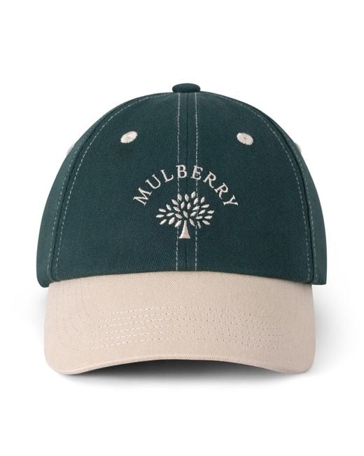 Mulberry Green Tree Basecap Blockfarben