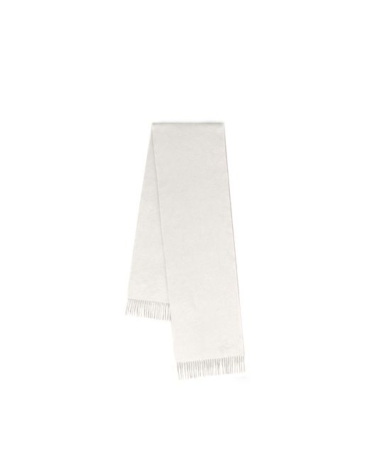 Mulberry White Cashmere Scarf