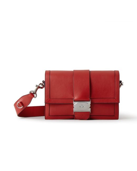 Mulberry Red Utility Postman's Buckle Crossbody
