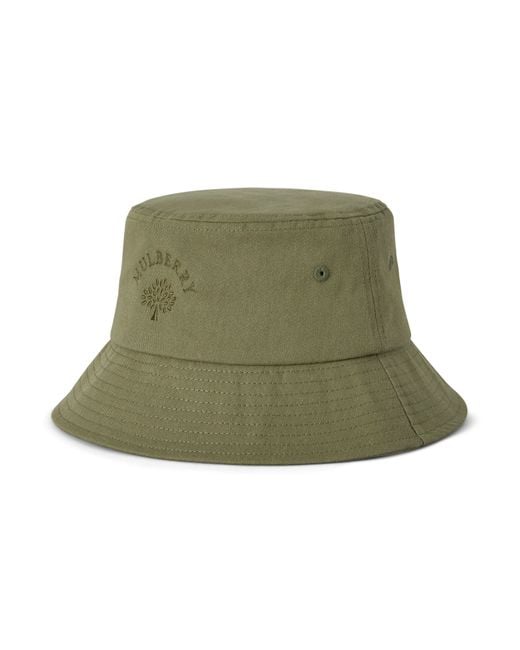 Mulberry Green Tree Bucket Hat Khaki