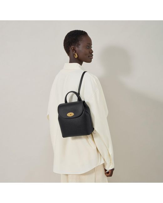 Mulberry Black Mini Bayswater Backpack