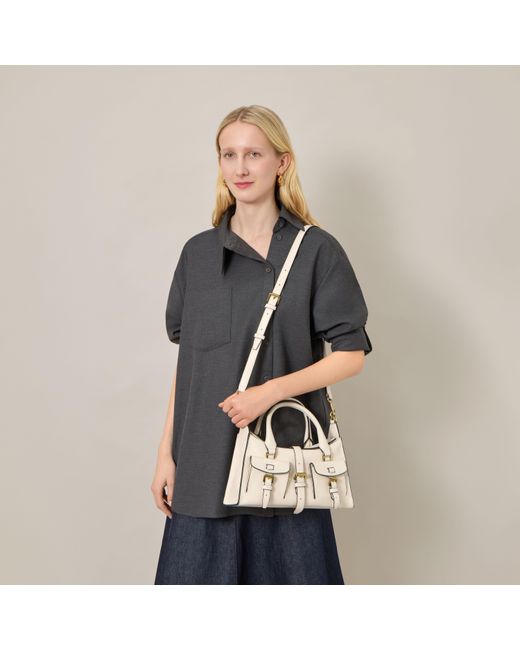 Mulberry Natural Leather Small Roxanne Eggshell