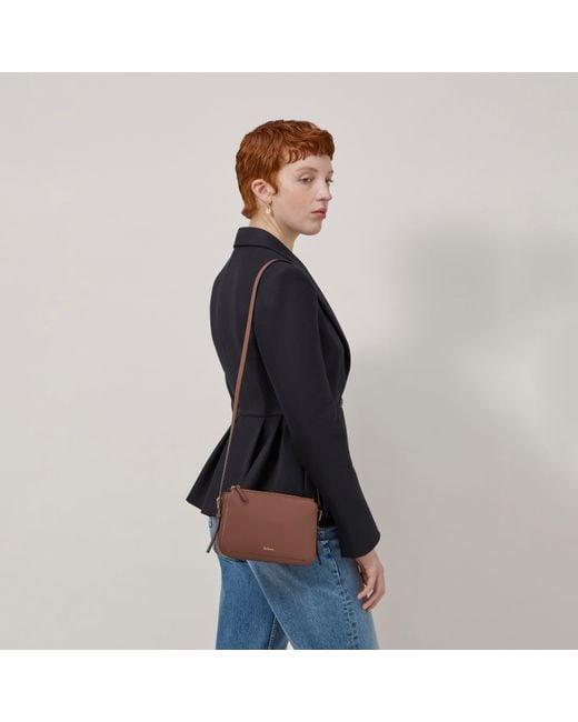 Mulberry Brown Clovelly Pouch